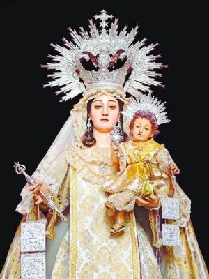   La Virgen de las Mercedes: Un Esplendido Retrato di Devozione e Misterio!