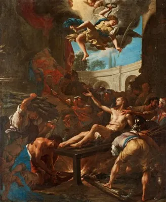 The Martyrdom of Saint Lawrence? A Triumphant Symphony of Light and Shadow!