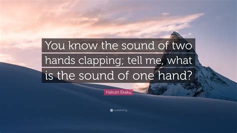 “The Sound of One Hand Clapping” Una riflessione astratta sul silenzio e l’infinito!